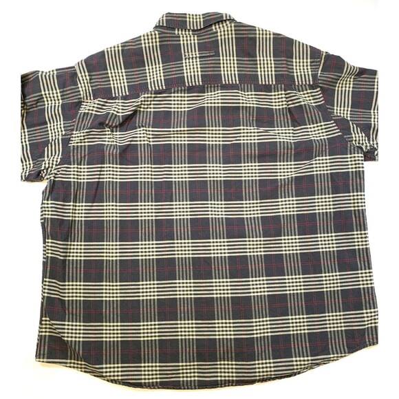 Woolrich Plaid Shirt‎ Mens 2XL Tartan Button Down Long Sleeve Heavy Cotton Work - Picture 3 of 8